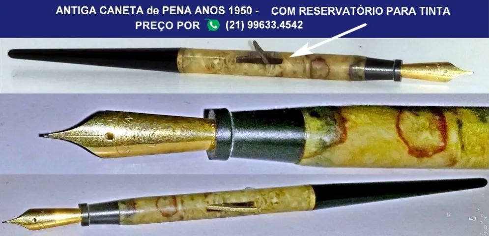  Caneta de Pena.Anos 1950 - Foto 2