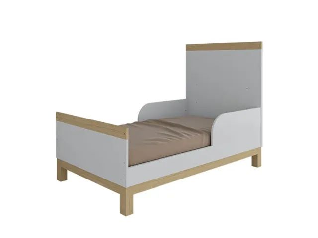 Berço Padrão Americano em MDF com Transformação em Minicama e Varal para Mosquiteiro - Foto 3