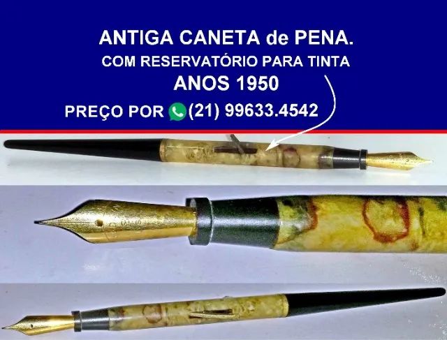  Caneta de Pena.Anos 1950 - Foto 4