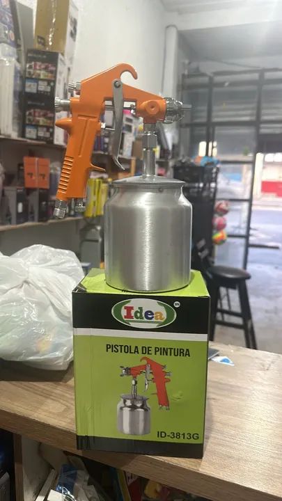 Pistola de sucção de pintura de alumínio  - Foto 2