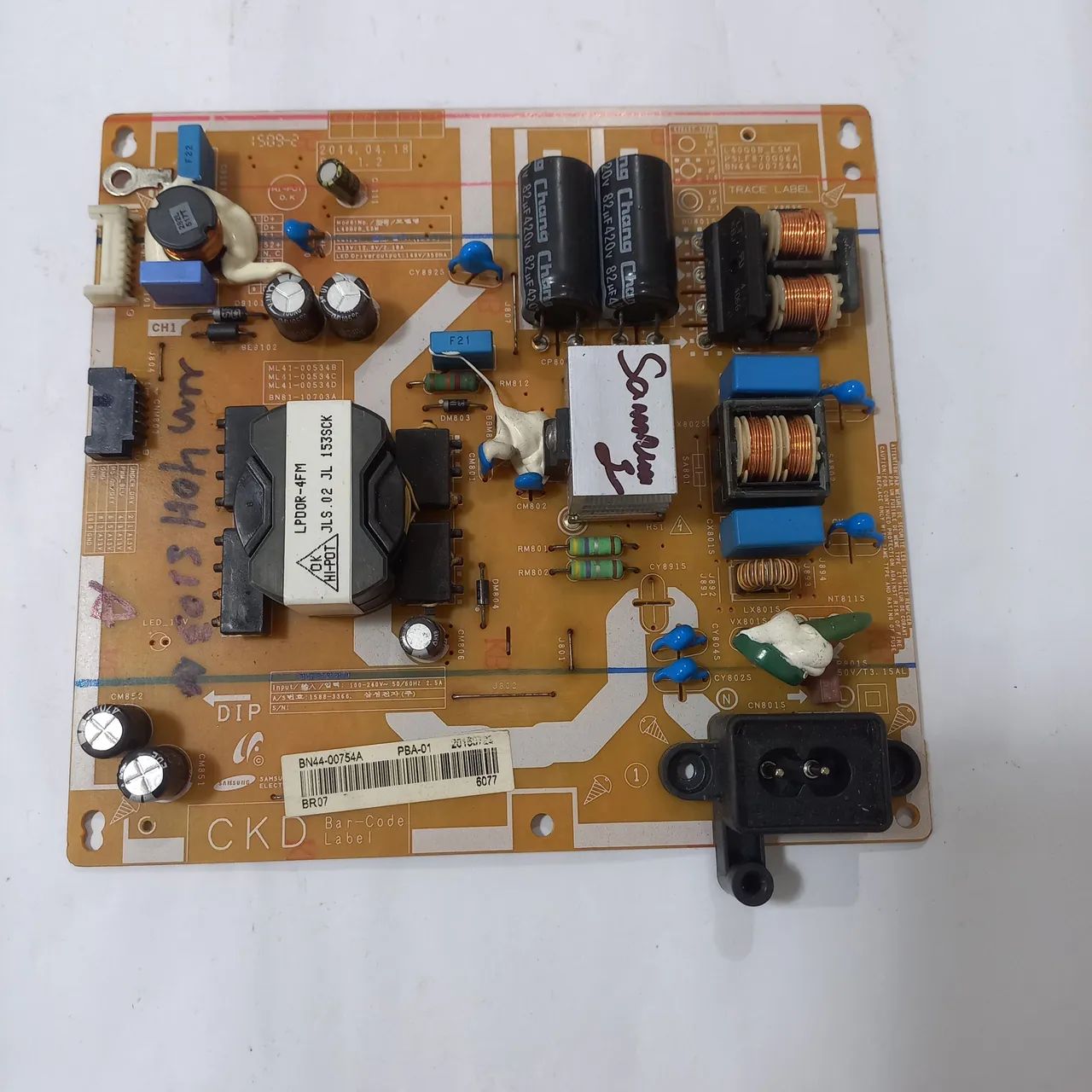 Placa da fonte samsung UN40H5103 - Foto 4