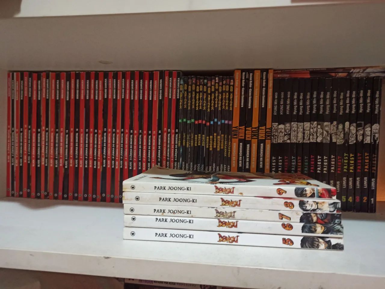 Coleção de mangás e manhwas