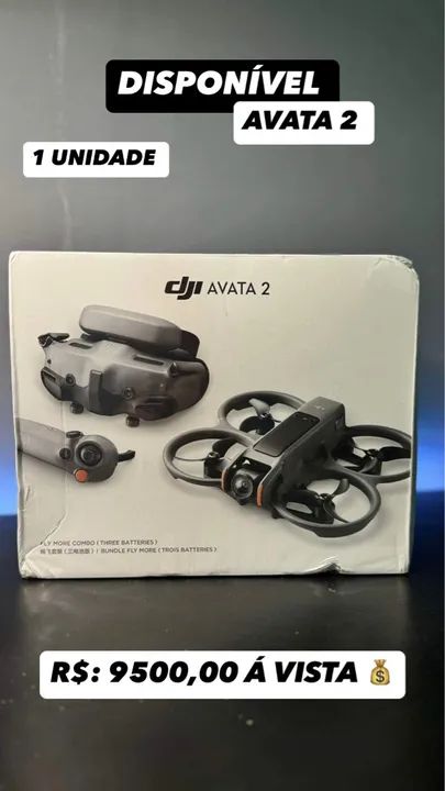 Drone DJI Avata 2 Novo - Pronta Entrega