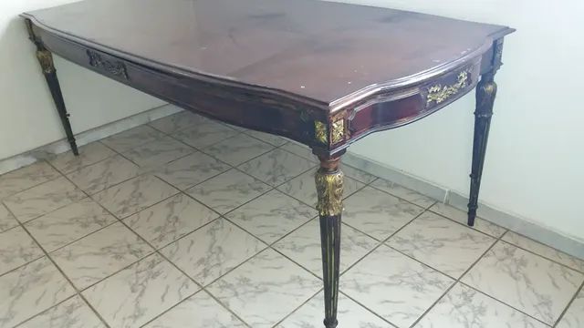 Mesa madeira maciça década de 60