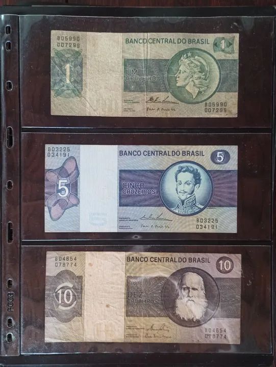 Coleção de Cédulas antigas de vários países  - Foto 4