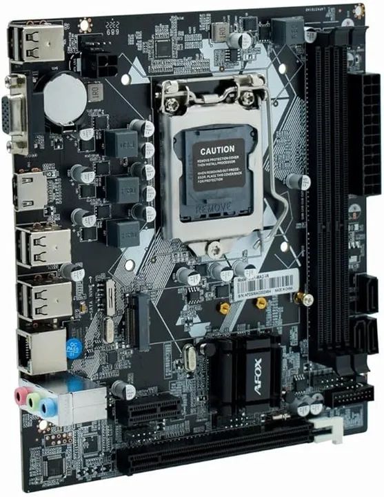 Placa Mãe Afox, Chipset H61, Intel LGA 1155, mATX, Ddr3, M.2 Nvme