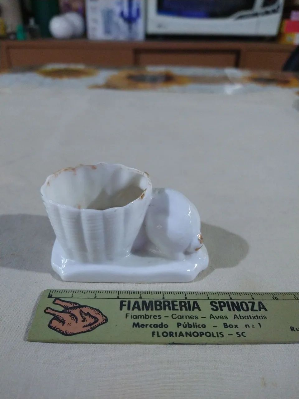 Antigo vasinho de porcelana da cerâmica Santana. - Foto 2
