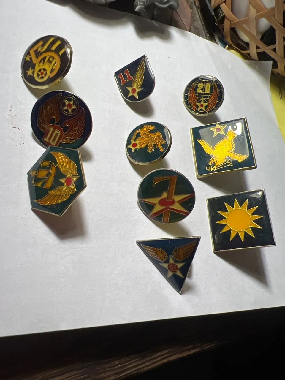 Broches  americanos originais 