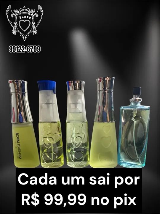 Perfume Royal Platinum - 5 unidades