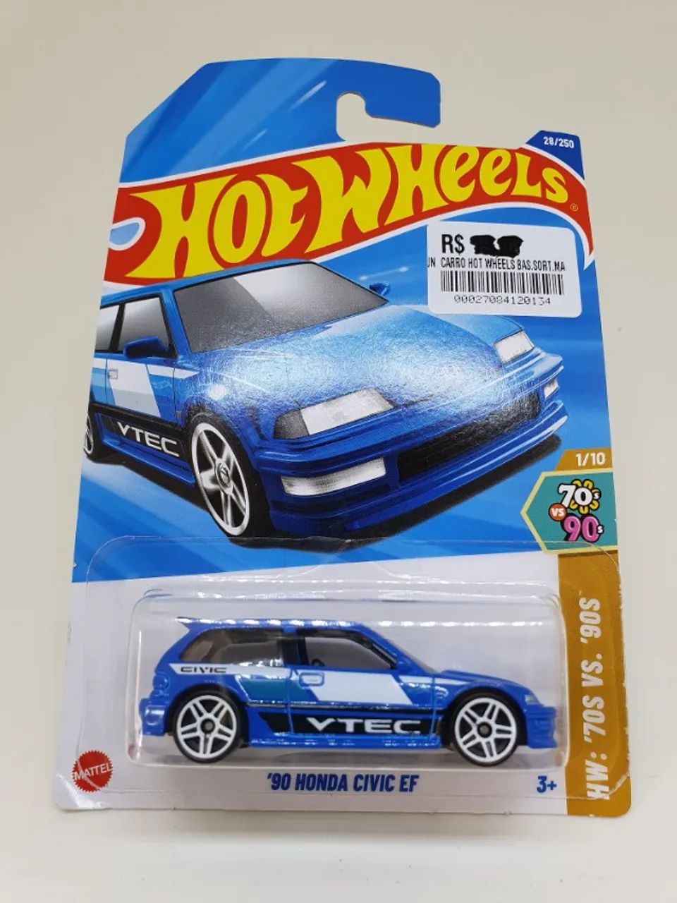 Hot wheels Honda Civic 90 EF