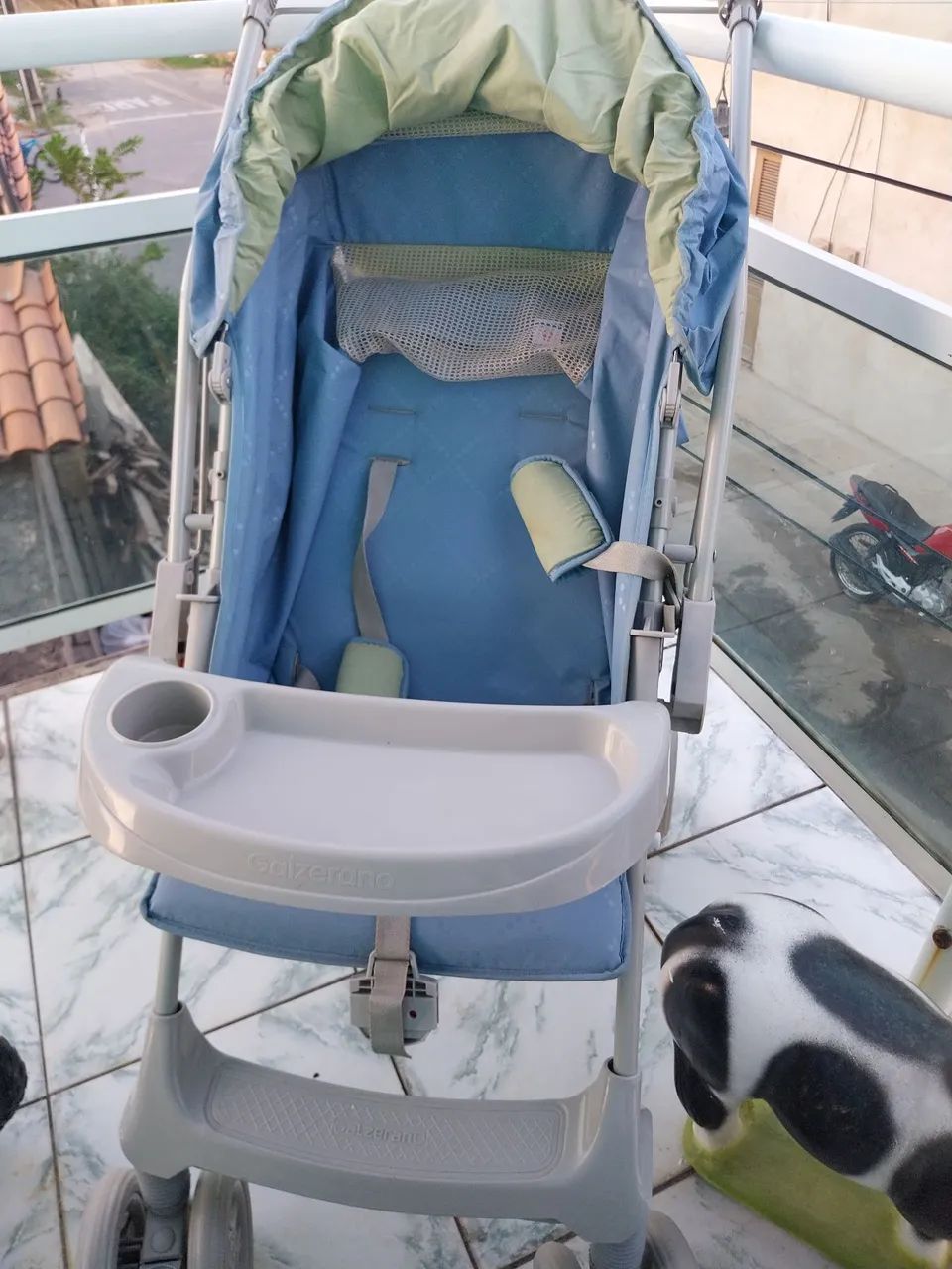 Carrinho Galzerano + Bebê Conforto Novos - Foto 5
