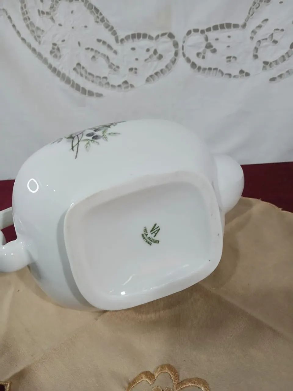  AçucareiroPorcelana Vista Alegre Portugal vintage - Foto 6