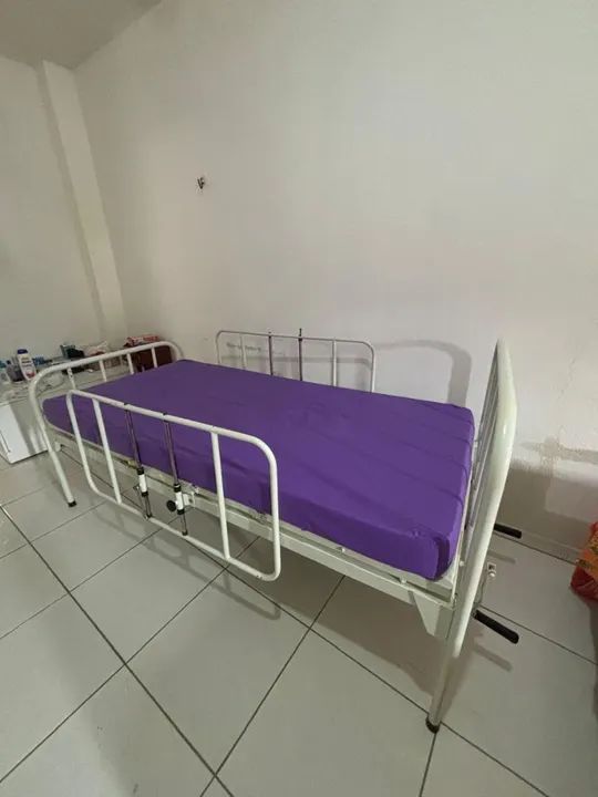 Cama Hospitalar Manual - Semi-nova - Foto 3
