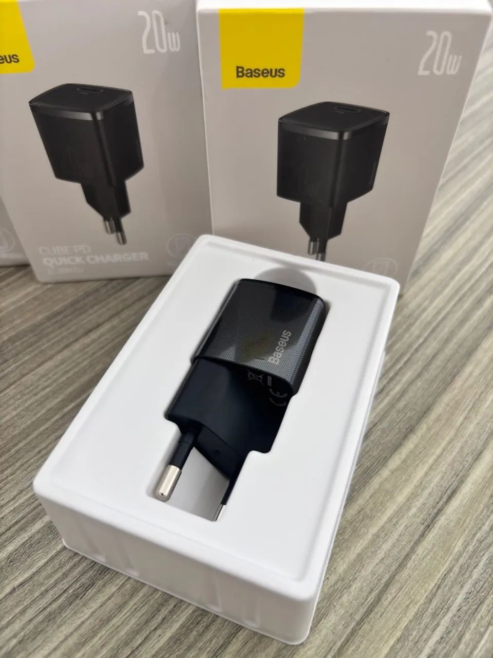 Carregador Baseus PD 20W + Cabo USB-C - Foto 3