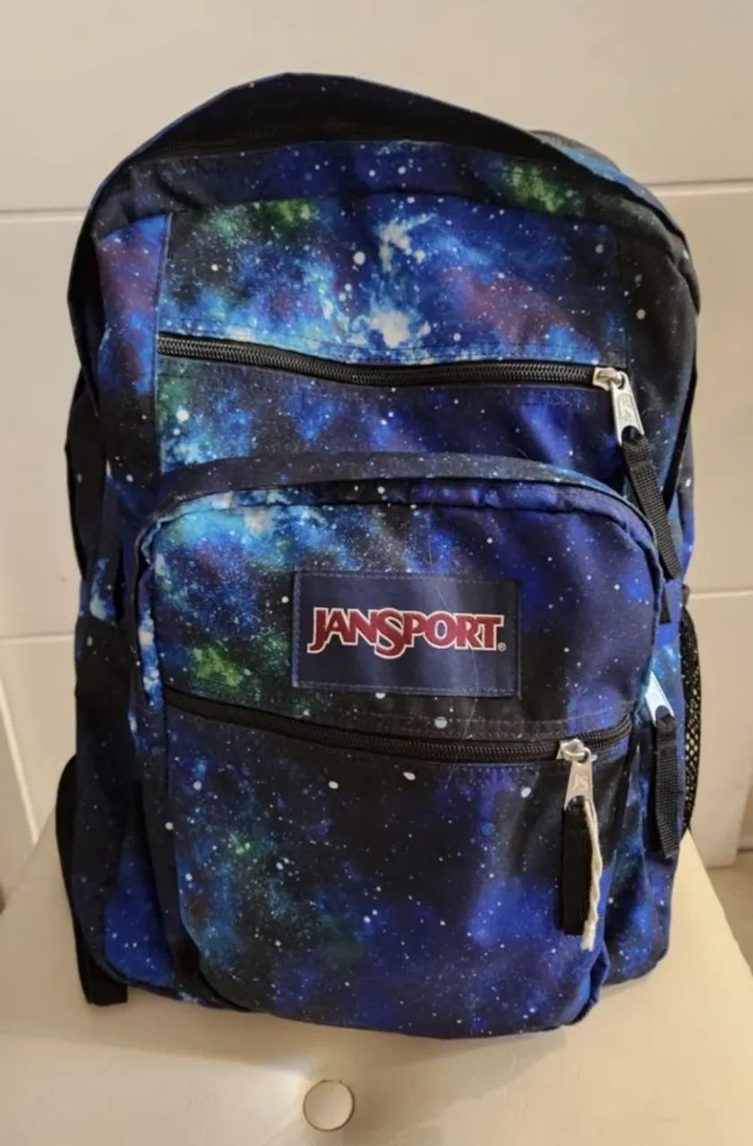 Mochila JanSport Big Student - Cyberspace Galaxy - Foto 3