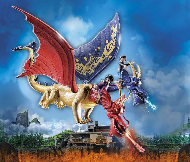 Playmobil Dragons The Nine Realms Wu & Wei & Jun Dragões 71080 Como treinar seu dragão - Foto 6