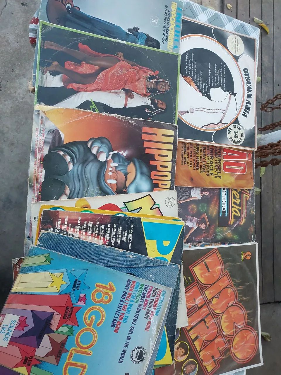 Lote de vinils 24 pecas...