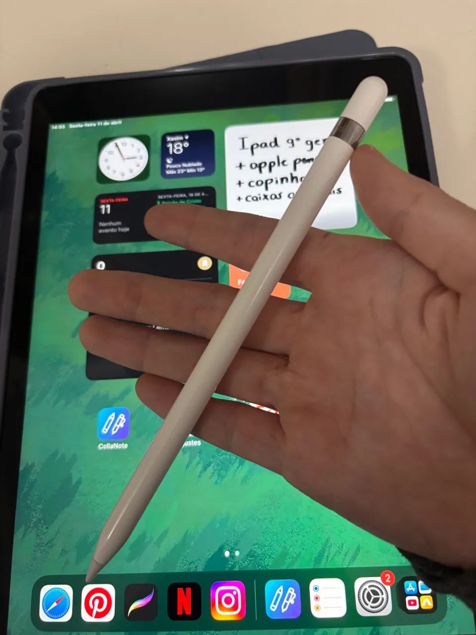 iPad 9 geração + Apple Pencil original - Tablets e E-Readers