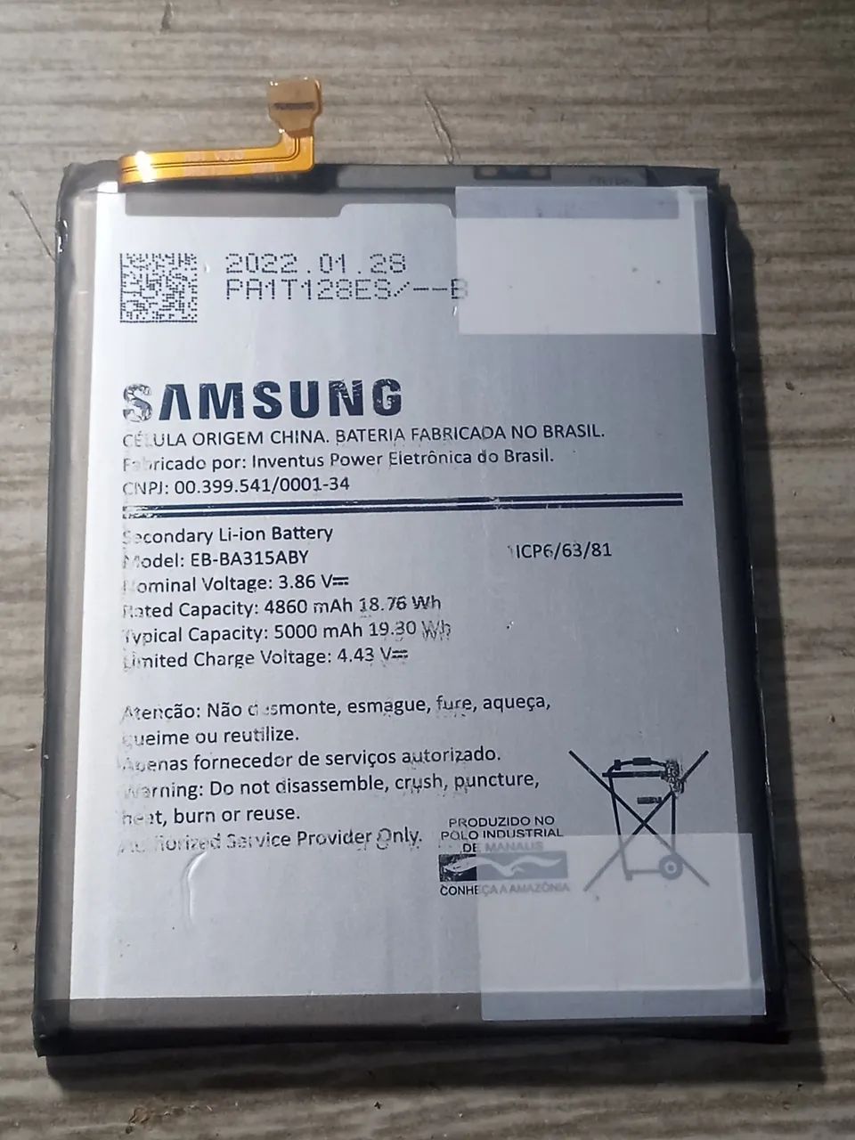 Bateria Samsung Galaxy A32 original 