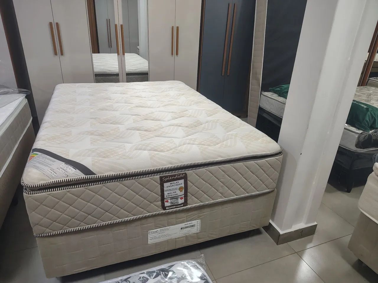 Cama super King bom pastor 1.93 x 2.03 - Foto 3