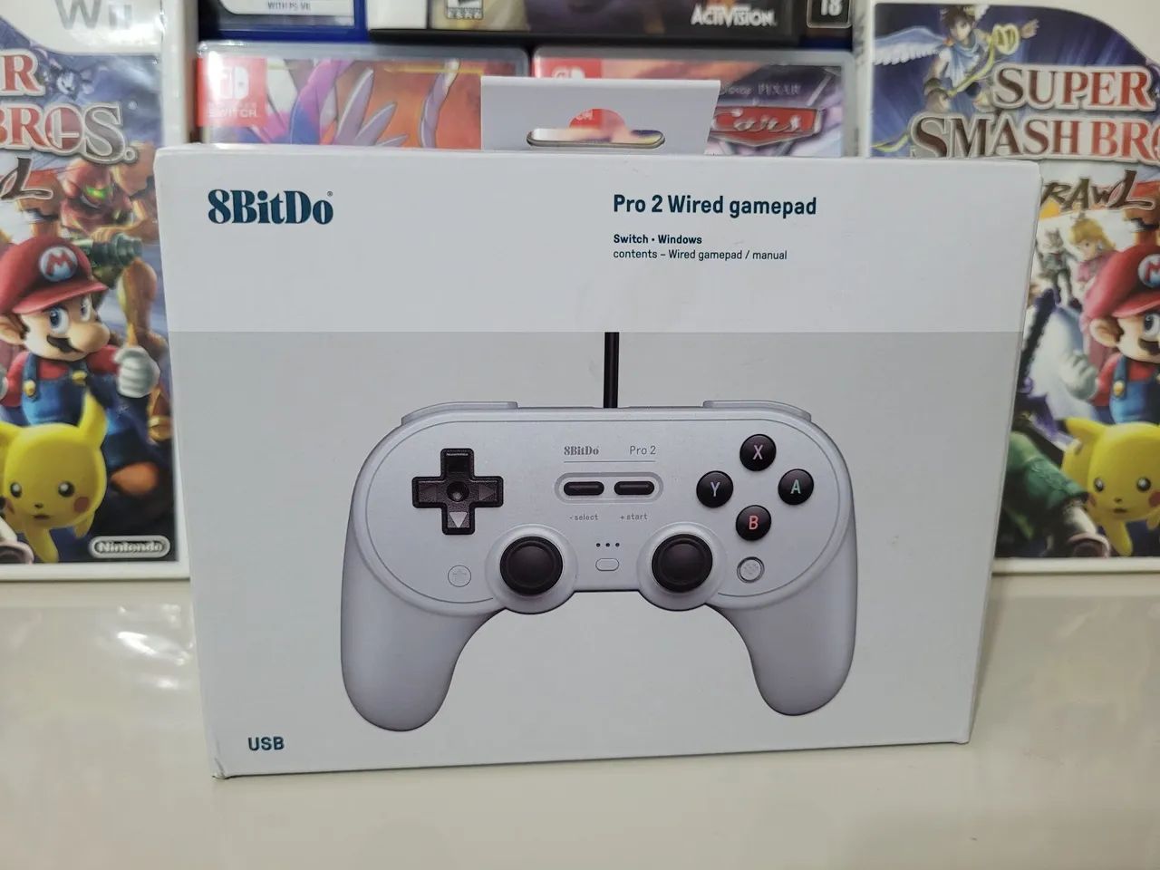 Controle 8Bitdo Pro 2 - Ótimo estado de conservação