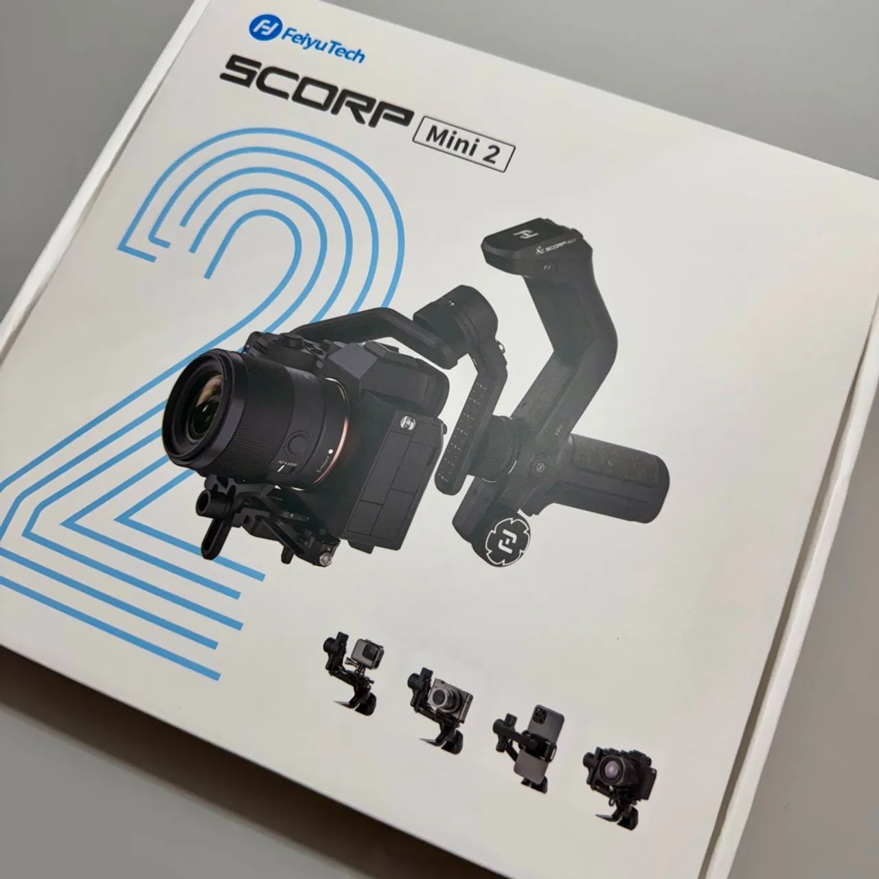 Estabilizador Gimbal FeiyuTech Scorp Mini 2 para Câmera, celular e GoPro - Foto 4