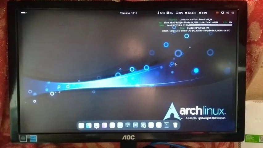 Monitor AOC 18.5 polegadas