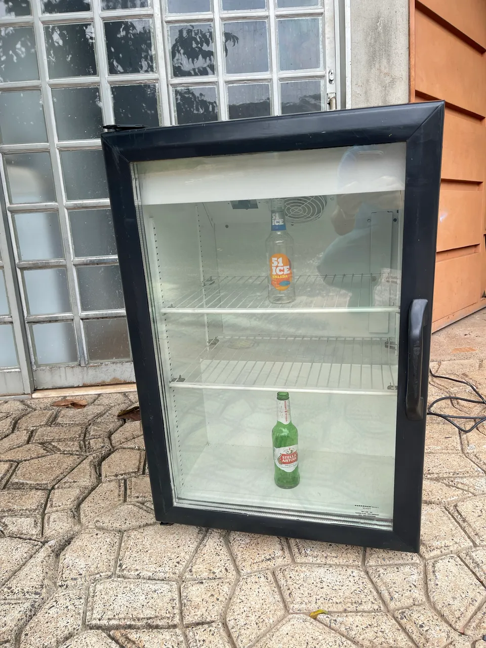 expositor metal frio