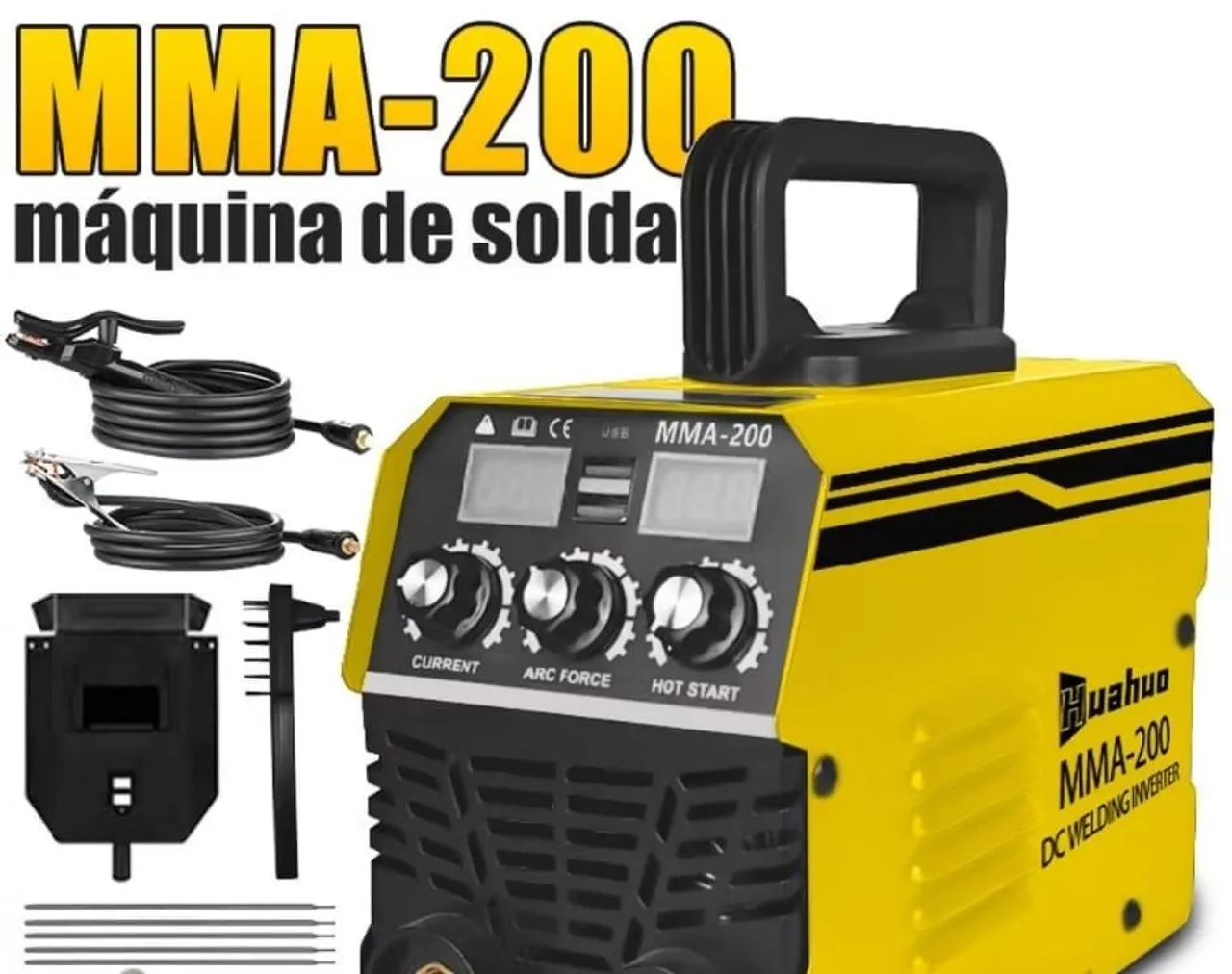 Máquina de Solda MMA-200 - Soldagem Eficiente e Segura