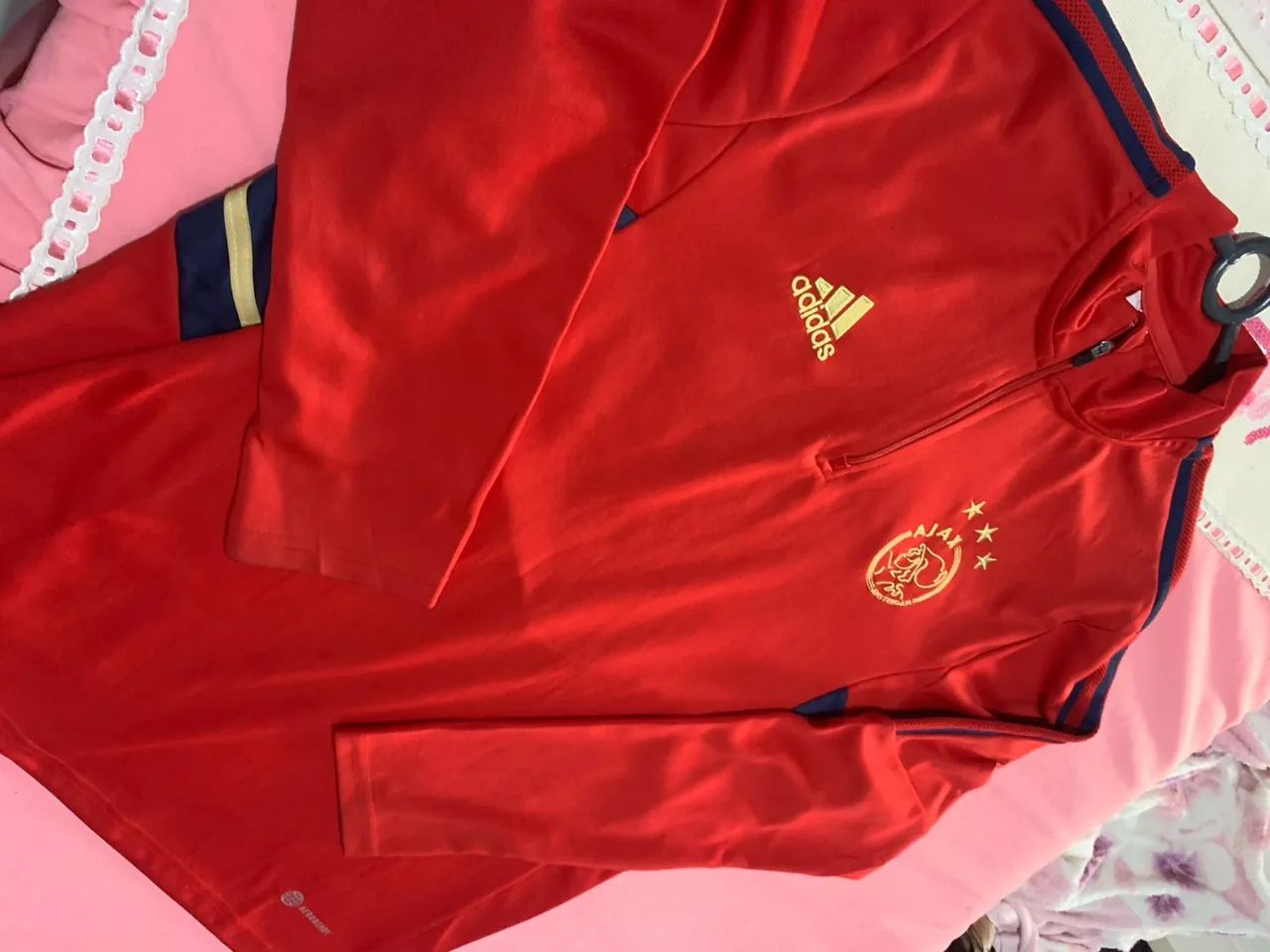 Casaco Adidas Ajax - Vermelho - Tamanho XL - Foto 2
