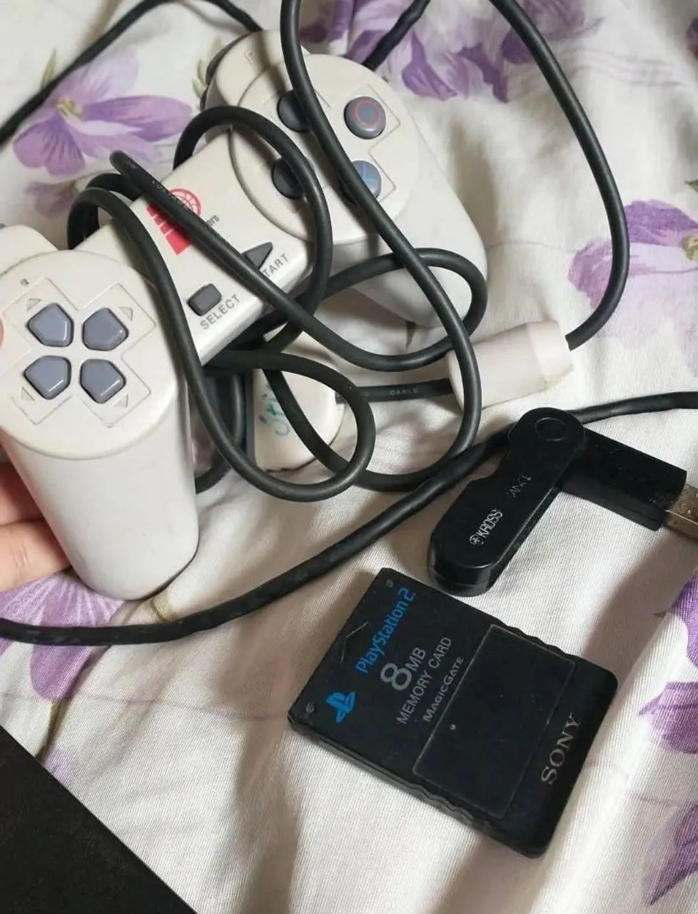 Playstation 2 Completo com 80GB + 2 Controles - Foto 3