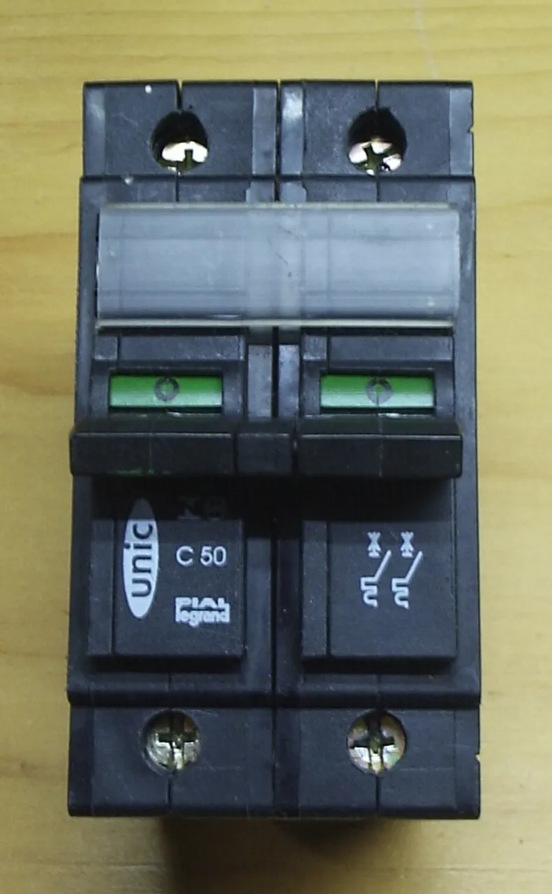 Disjuntor Bipolar Unic 50A