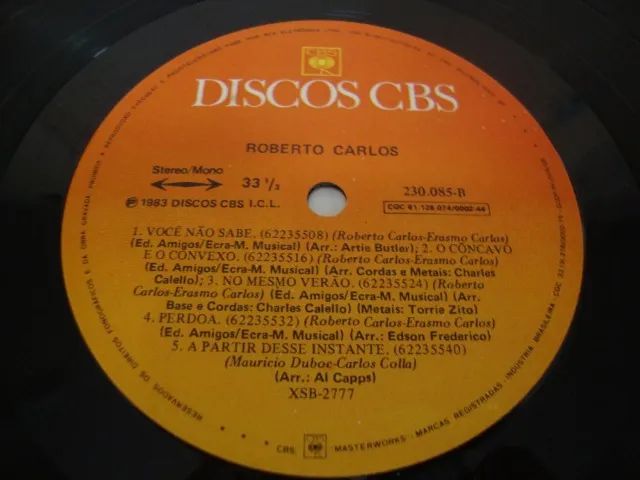 LP VInil Roberto Carlos - O Amor ano 1983. - Foto 5