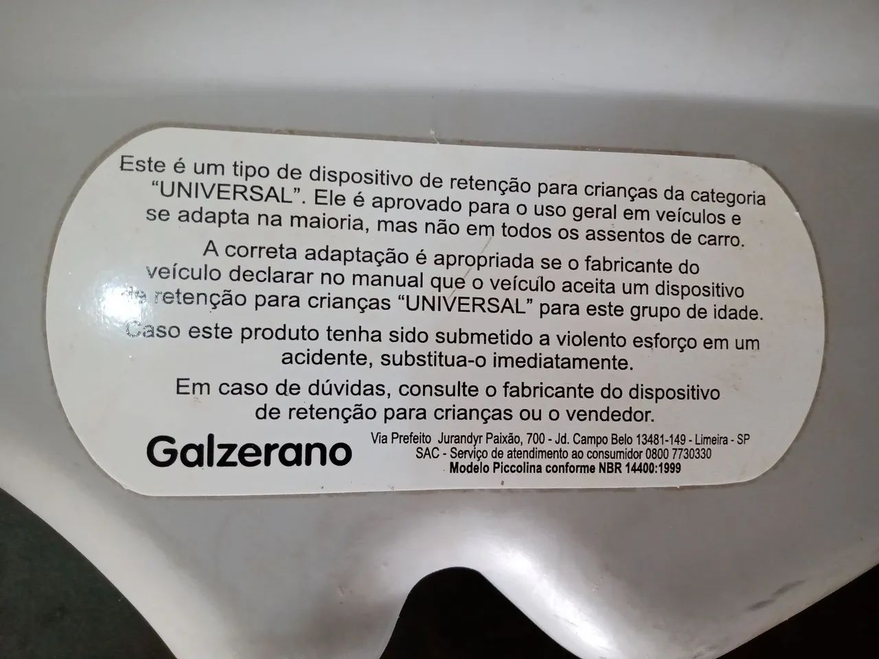 Cadeirinha portátil para bebê azul - Foto 4