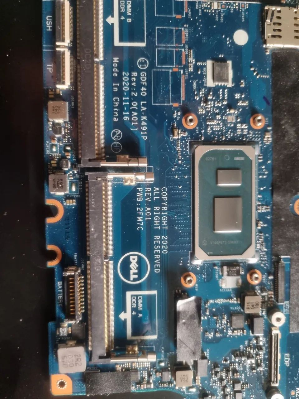 Placa Mãe Dell GDF40 LA-K491P - Foto 2