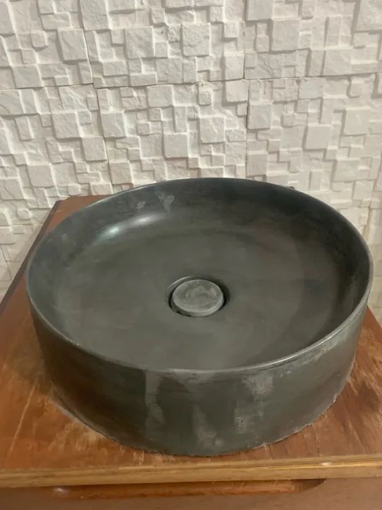 Cuba de sobrepor de concreto  - Foto 3