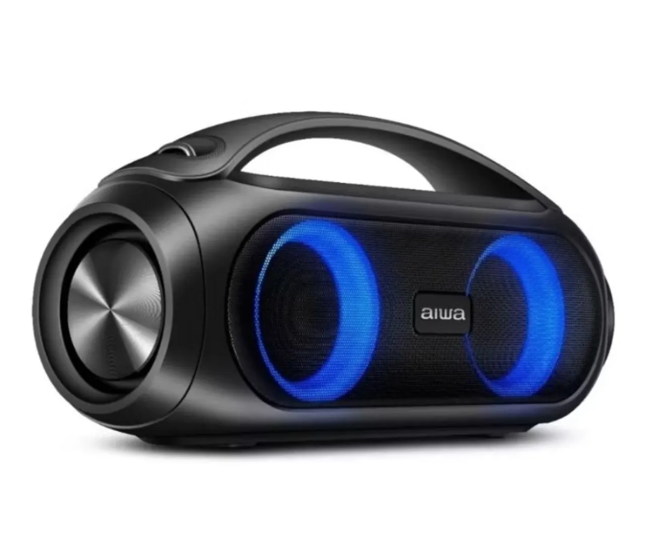 Caixa de Som Portátil Aiwa com Bluetooth e Luzes LED