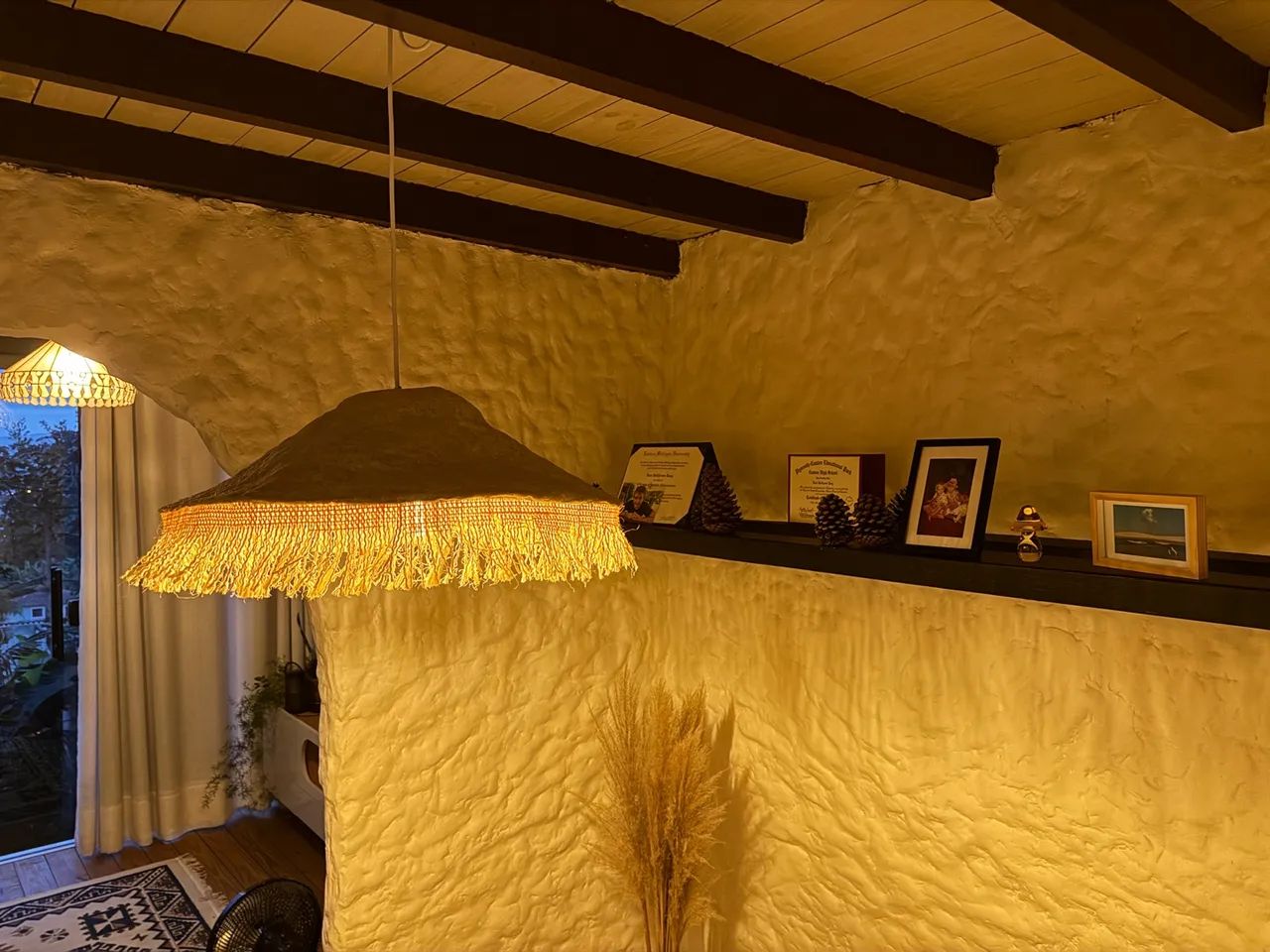 Luminária de teto artesanal