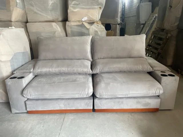 Sofá Retrátil e Reclinável Grazi 2,50 m - UNIART ESTOFADOS - Foto 5