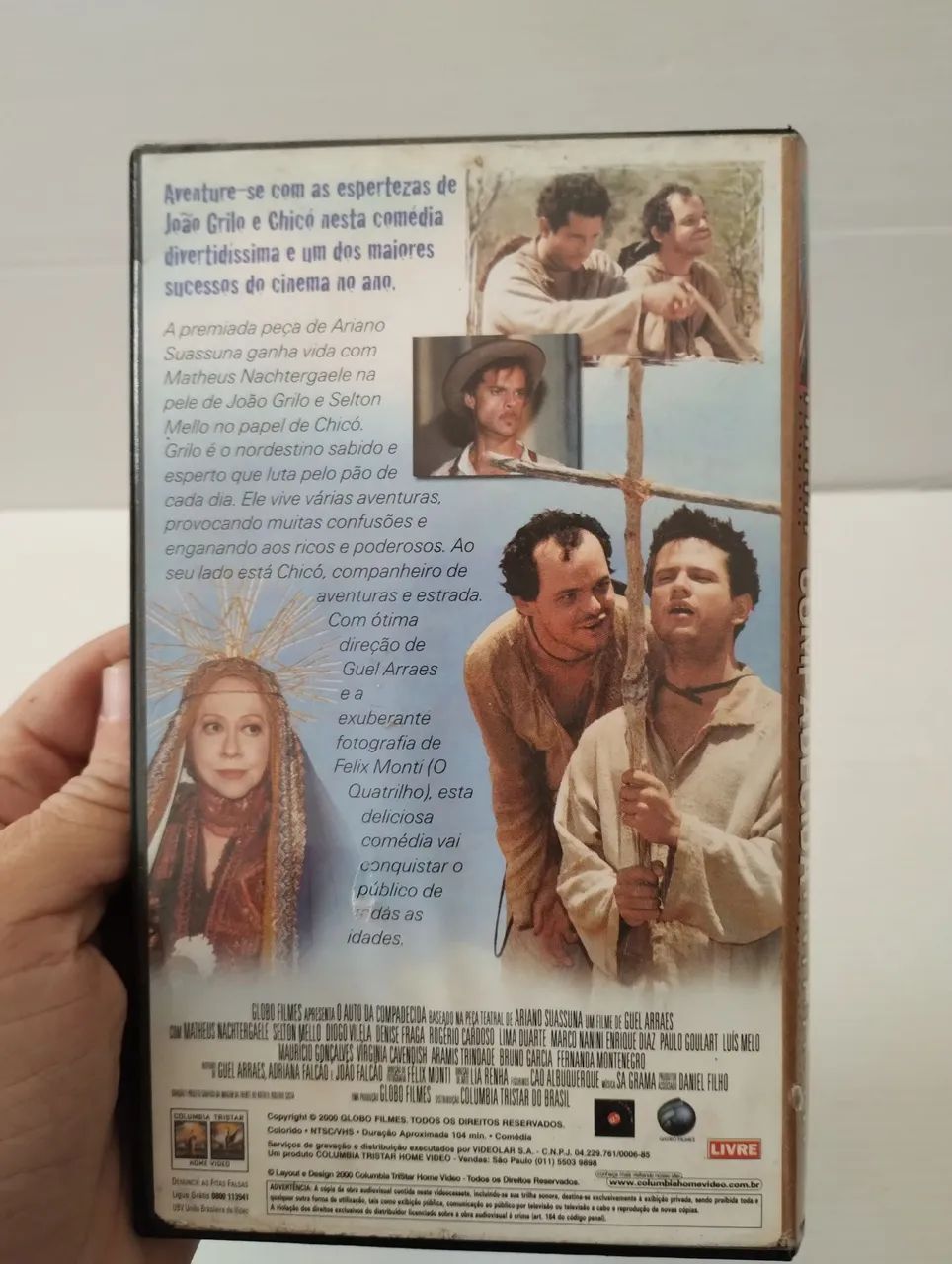 Fita VHS O Auto da Compadecida (Oficial Globo 2000) - Foto 4