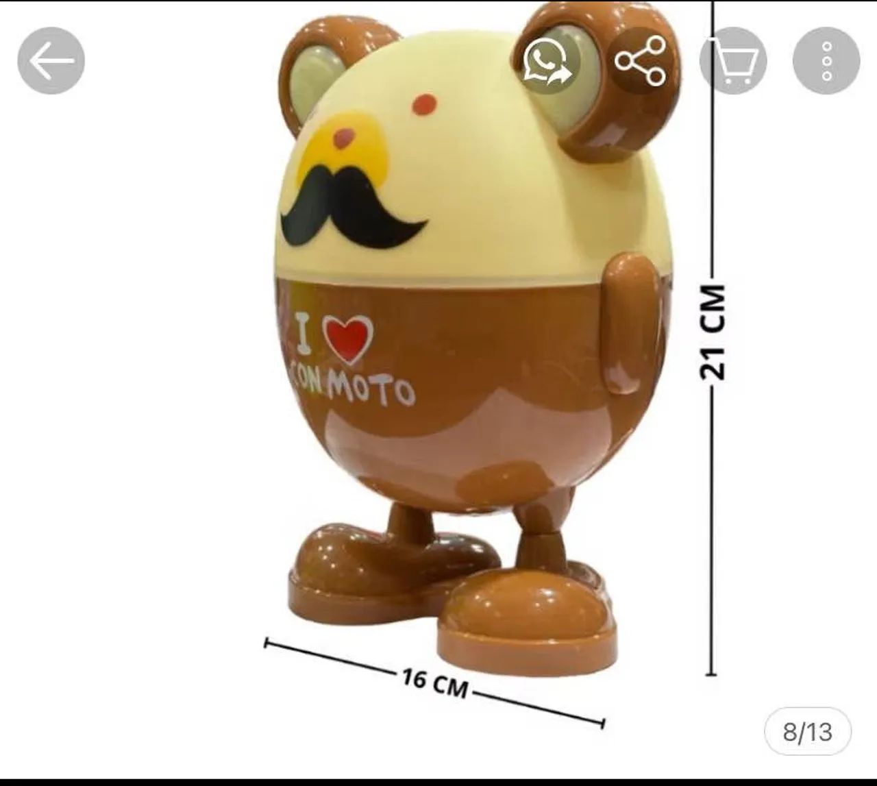 Luminária de Sapinho já com a lâmpada  - Foto 2