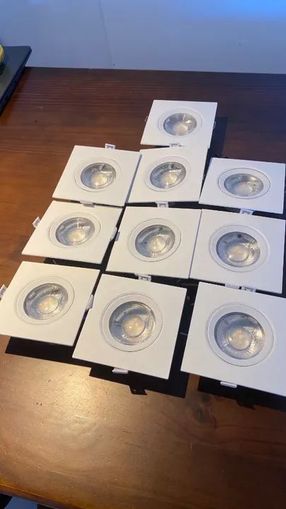 10 Spot LED 10/20 Luz Quente 7w - Foto 3