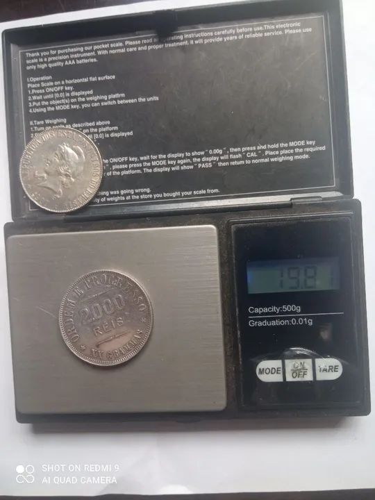 Pataca prata Rs1$000 X GRAMMAS - Foto 2