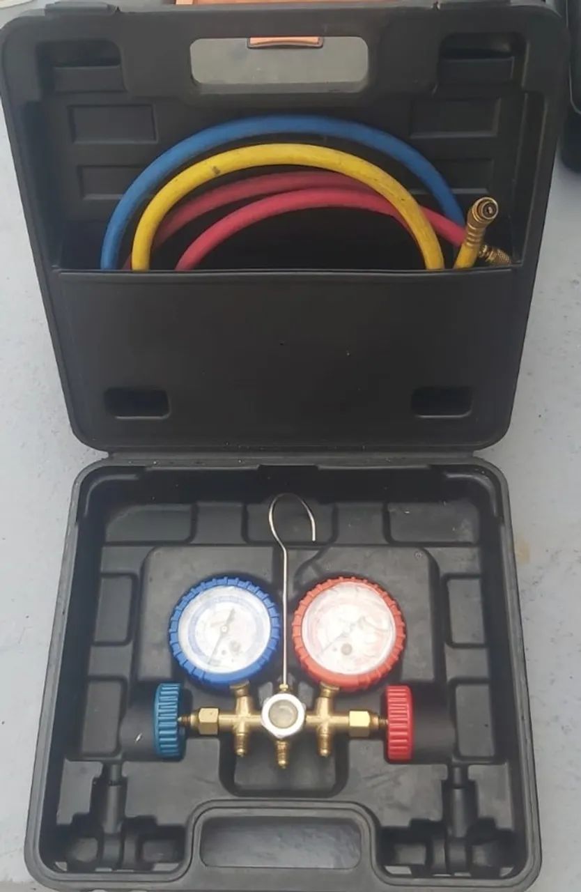 Manifold com Mangueiras 90CM e Maleta Premium (2 maletas completa) - Foto 5