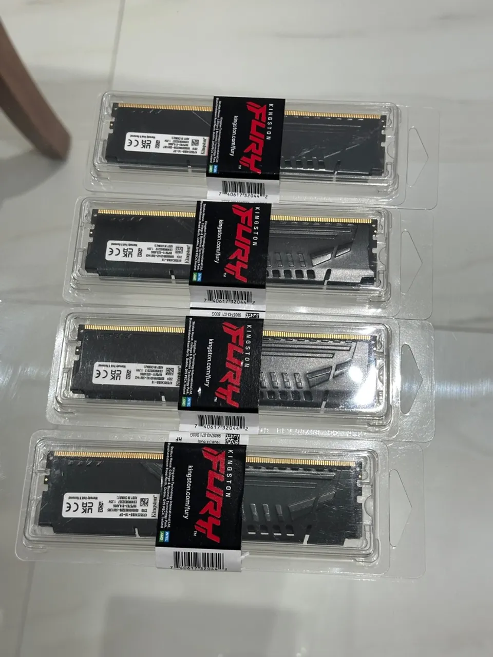 4 Memória RAM Kingston Fury beast 16gb, 5200mhz,ddr5 - KF552c40bb-16