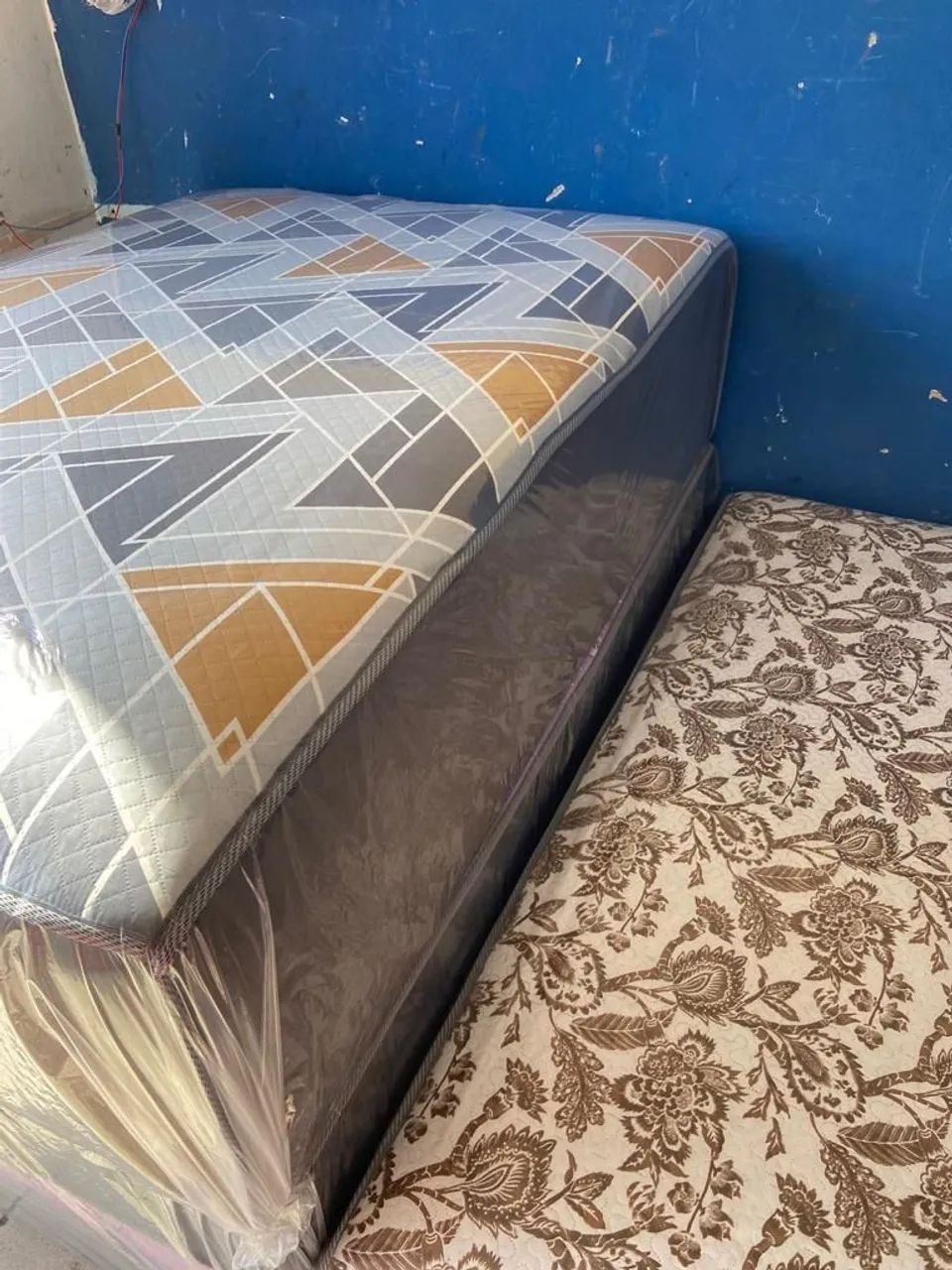 Cama Box Casal espuma, Molas, Ensacadas entrega grátis  - Foto 4