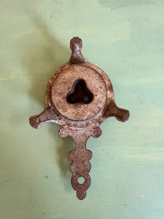 Fogareiro / Espiriteira antigo em ferro - Foto 4