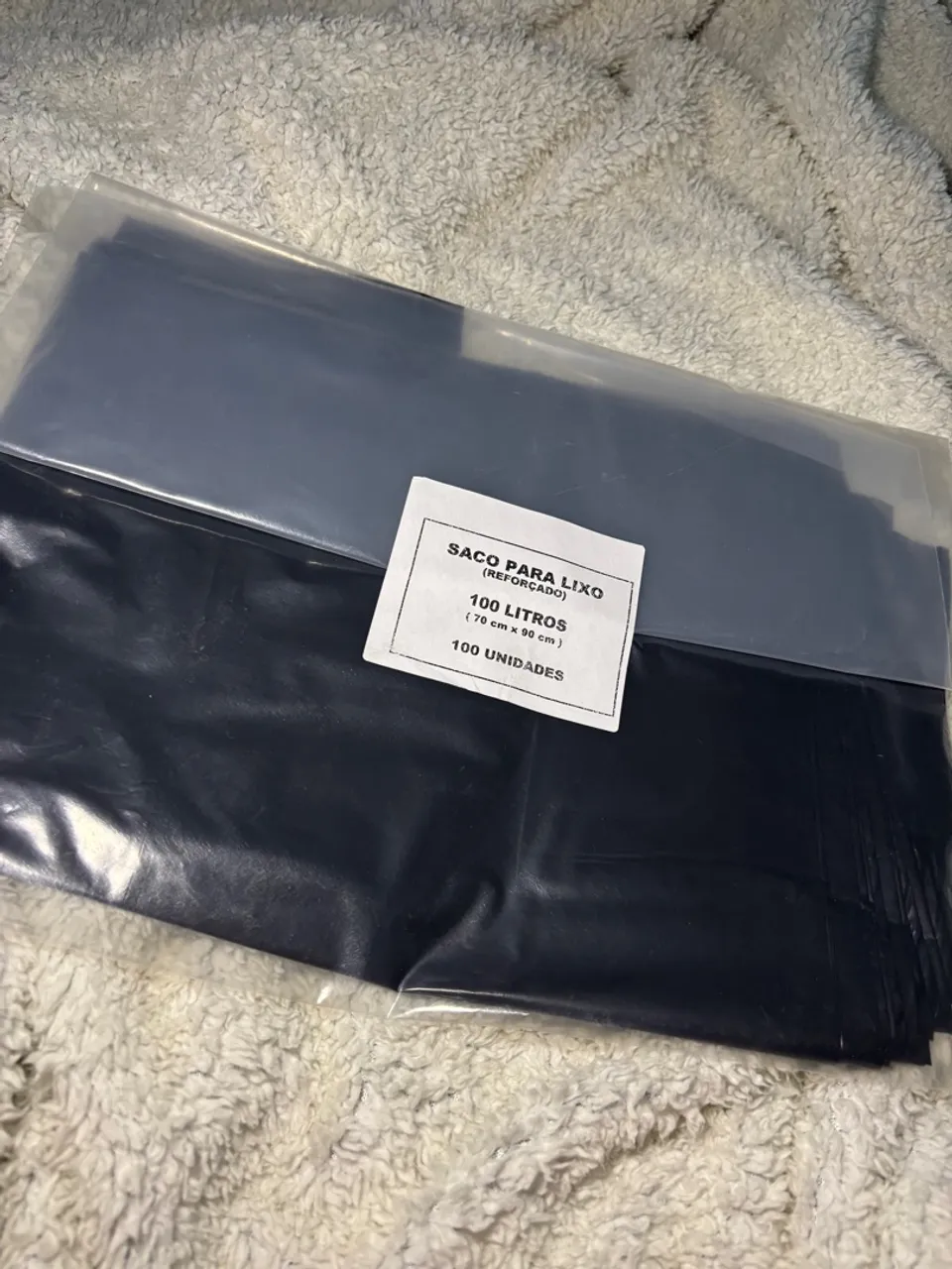 Sacos de lixo reforçados 100 litros