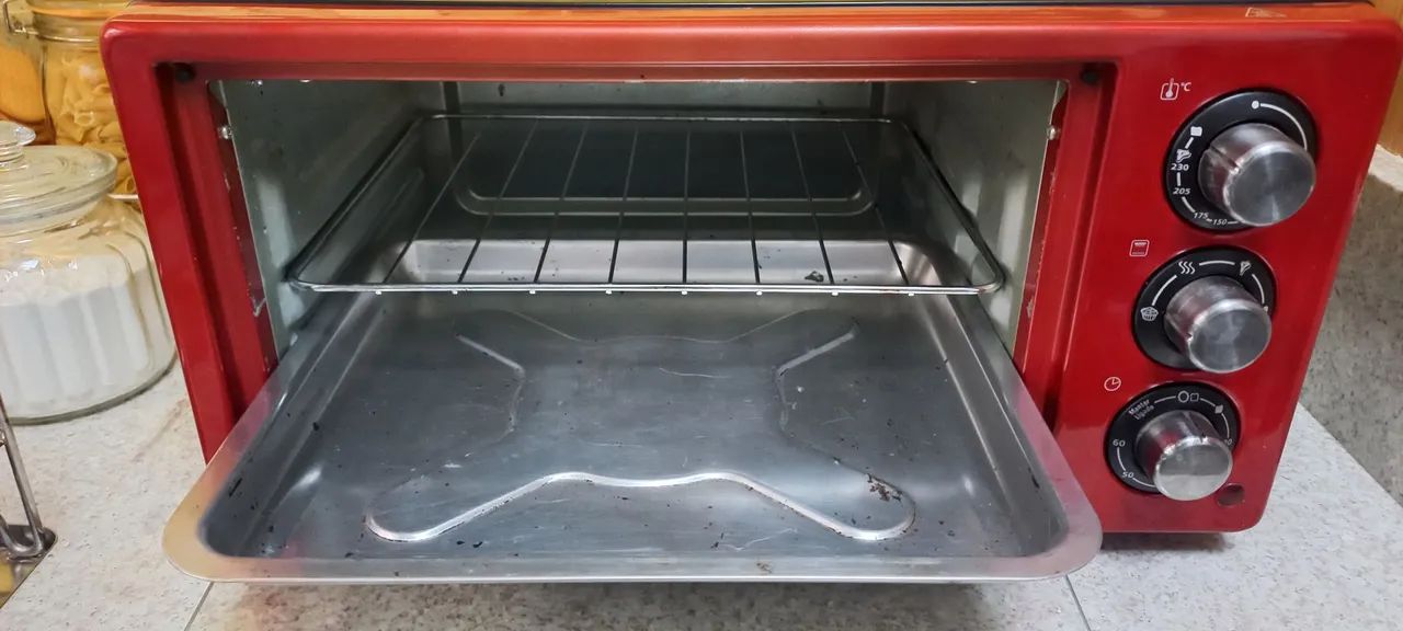 Forno Elétrico Oster Vermelho 12 Litros - Foto 6