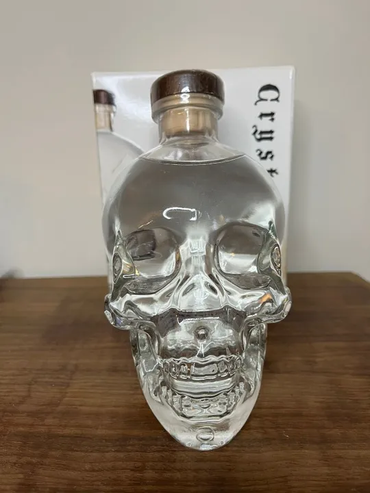Vodka Crystal Head Importada! Item de colecionador, Lacrada!